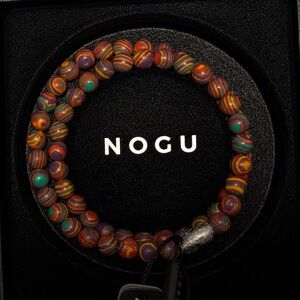 🧡💜💚NOGU Multicolour Beaded Wrap 💚💜🧡